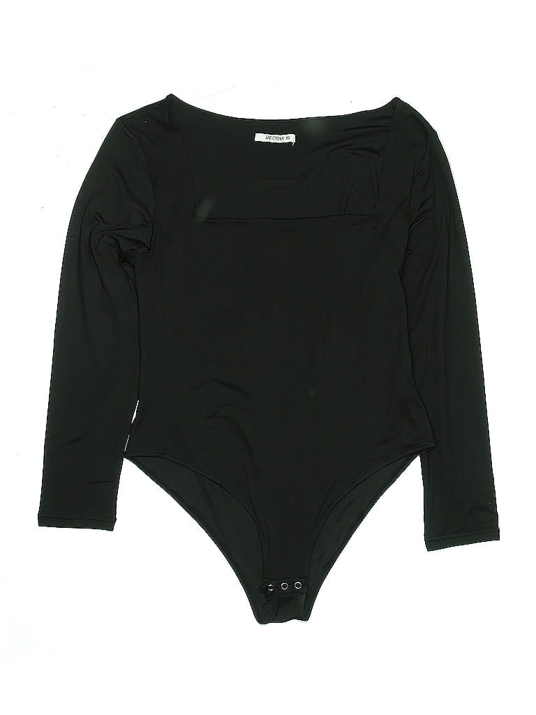 REORIA Pre-owned Bodysuit In Black