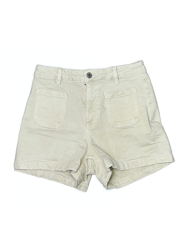 Pre-owned Mng Khaki Shorts In White