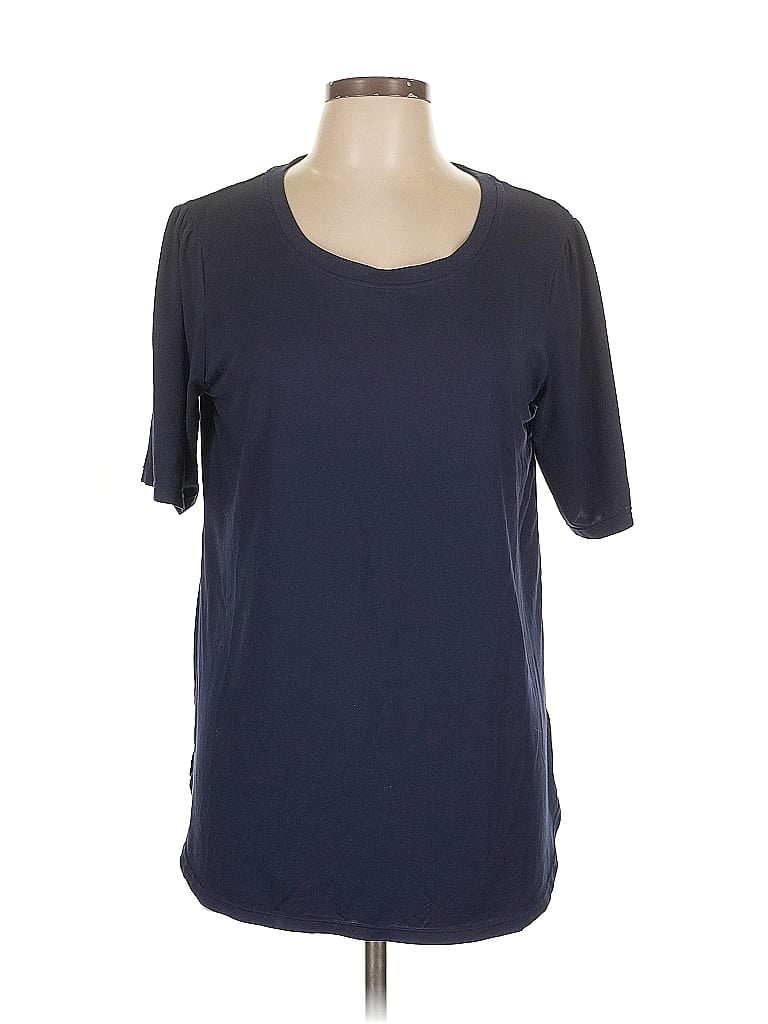 Pre-owned Cuddl Duds Active T-shirt In Blue