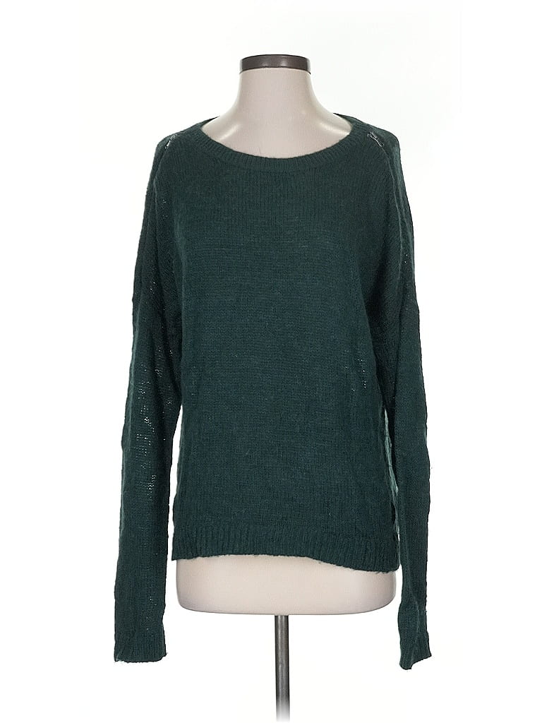 Pre-owned Express Pullover Sweater In Green
