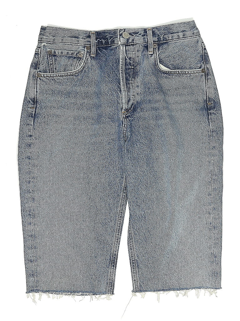 Pre-owned Agolde Denim Shorts In Blue