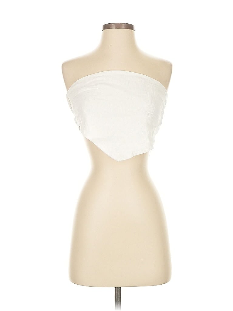 Nasty Gal Inc. Tube Top White Strapless Neckline Tops