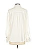 DKNY 100% Polyester Solid Ivory Long Sleeve Blouse Size S - photo 2