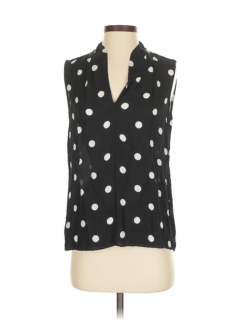 Pre-owned Elie Tahari Sleeveless Blouse In Black