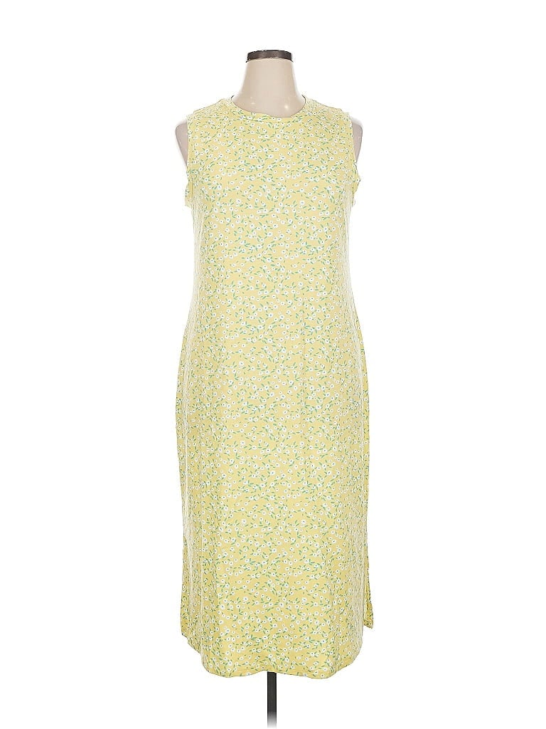 Pre-owned B Collection By Bobeau Casual Dress In Yellow