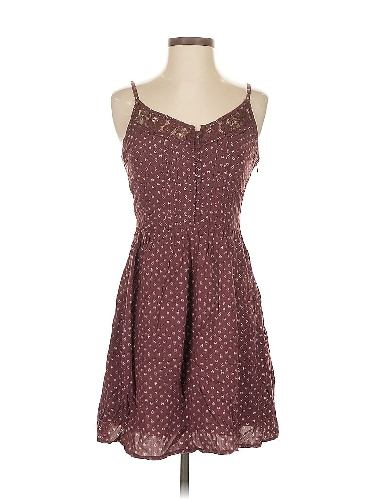 ABERCROMBIE & FITCH Pre-owned Casual Dress In Burgundy