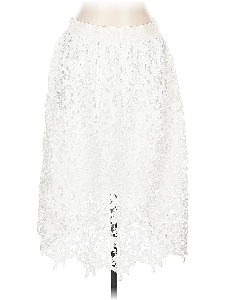 ANN TAYLOR Pre-owned Formal Skirt In White