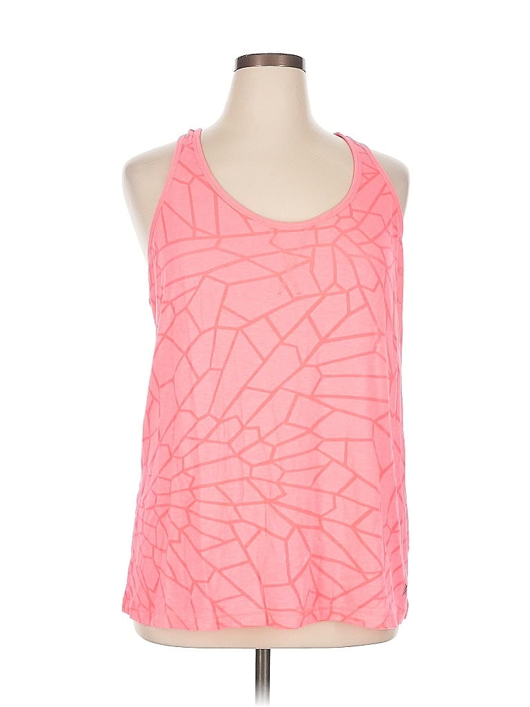Pre-owned Active By Old Navy Tank Top Pink Halter Neckline Tops