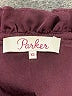 Parker 100% Polyester Burgundy Long Sleeve Blouse Size XS - photo 7