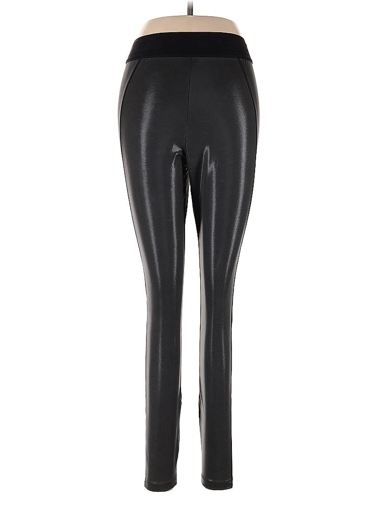 Pre-owned Victoria's Secret Pink Leggings In Black