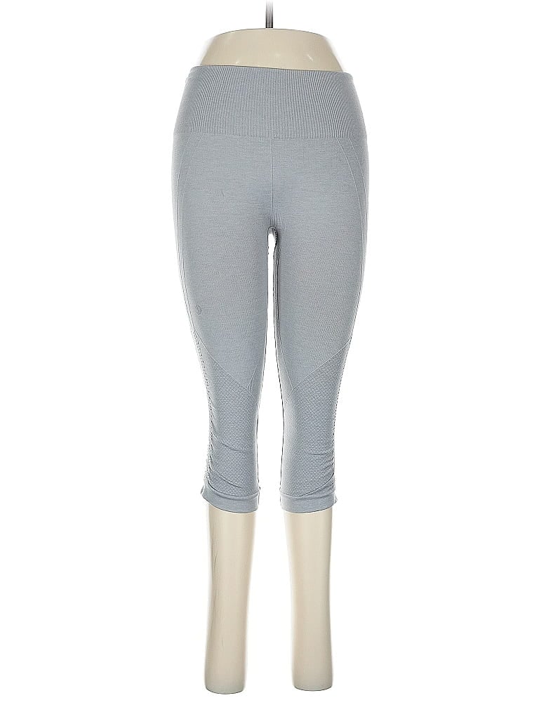 Pre-owned Lululemon Athletica Yoga Pants In Gray