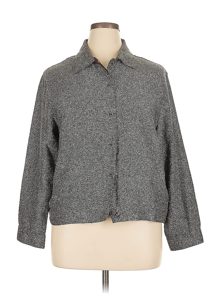 Click to view more detailed imagery on our partner's website Pre-owned Chico's Design 3/4 Sleeve Blouse In Gray