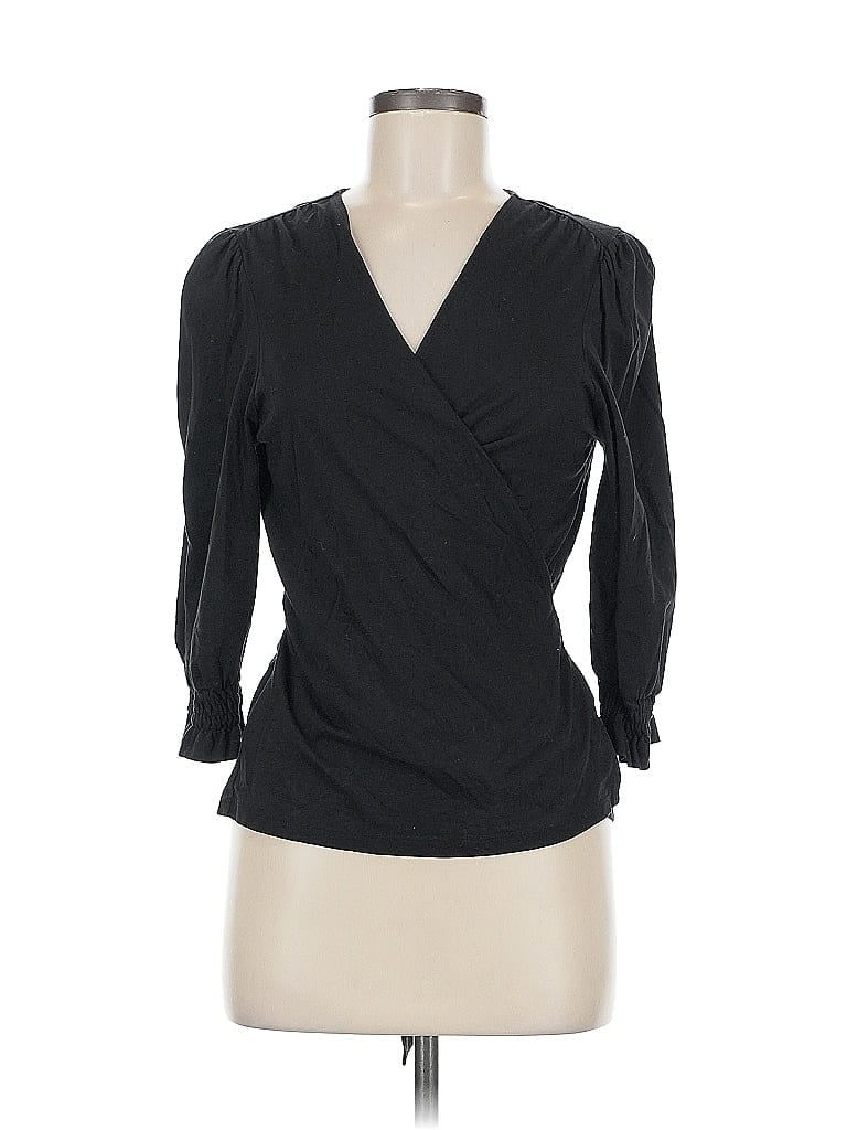 Pre-owned Rebecca Minkoff 3/4 Sleeve Blouse In Black