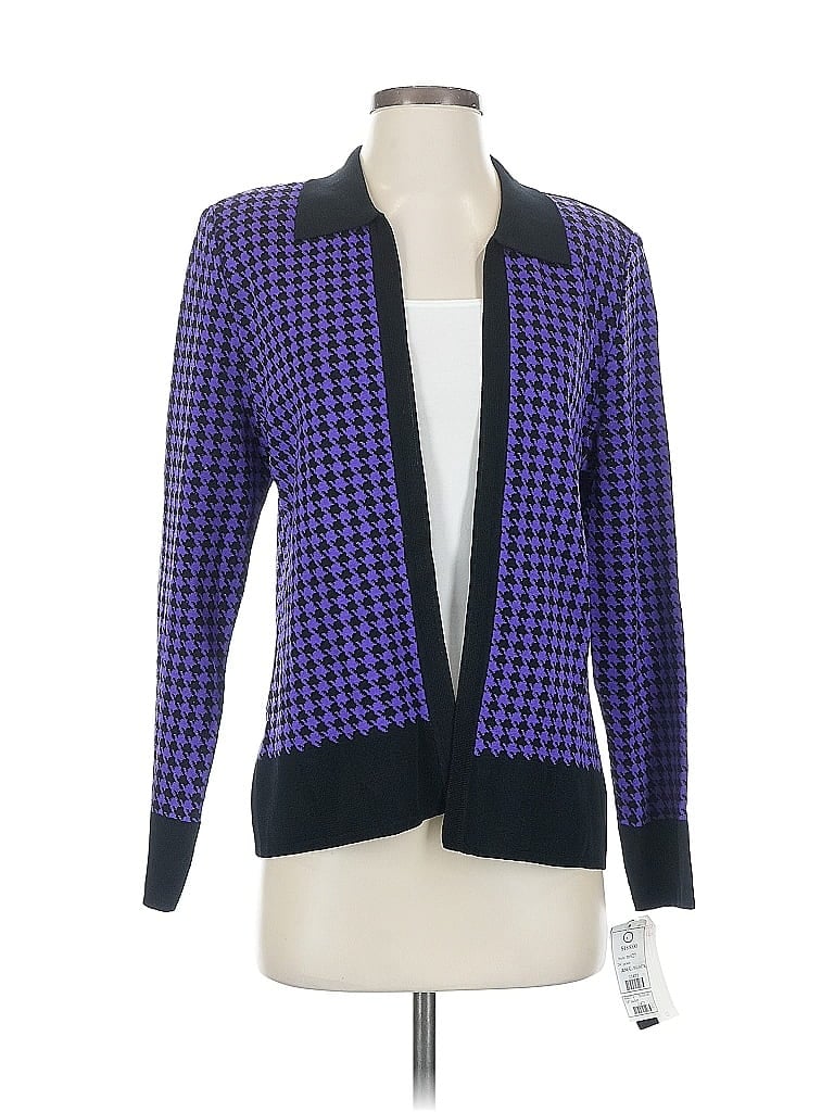 Ming Wang Blazer Jacket In Purple