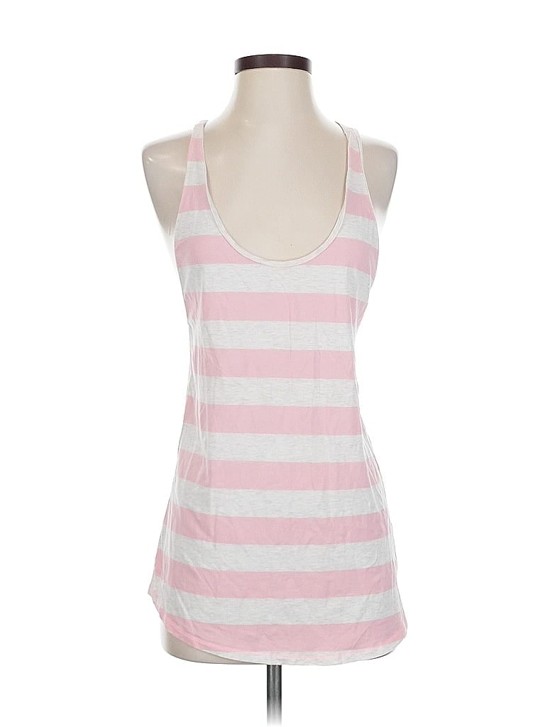 Pre-owned Lululemon Athletica Tank Top Pink Halter Neckline Tops