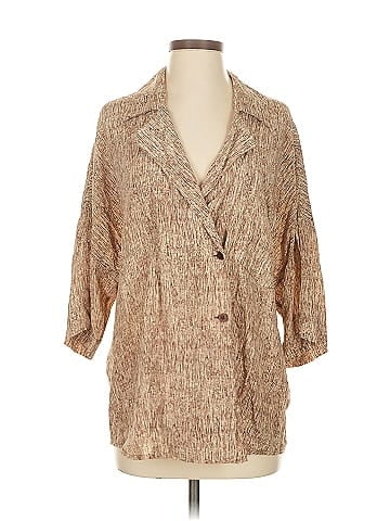 Linda Allard Ellen Tracy 3/4 Sleeve Silk Top (view 1)