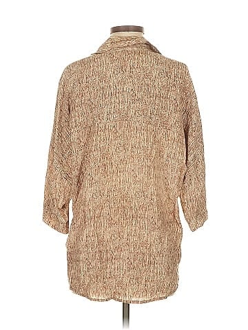 Linda Allard Ellen Tracy 3/4 Sleeve Silk Top (view 2)