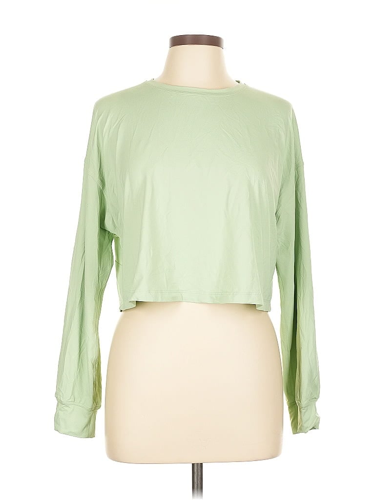 LULULEMON ATHLETICA Pre-owned Long Sleeve T-shirt In Green