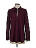 Parker 100% Polyester Burgundy Long Sleeve Blouse Size XS - photo 1