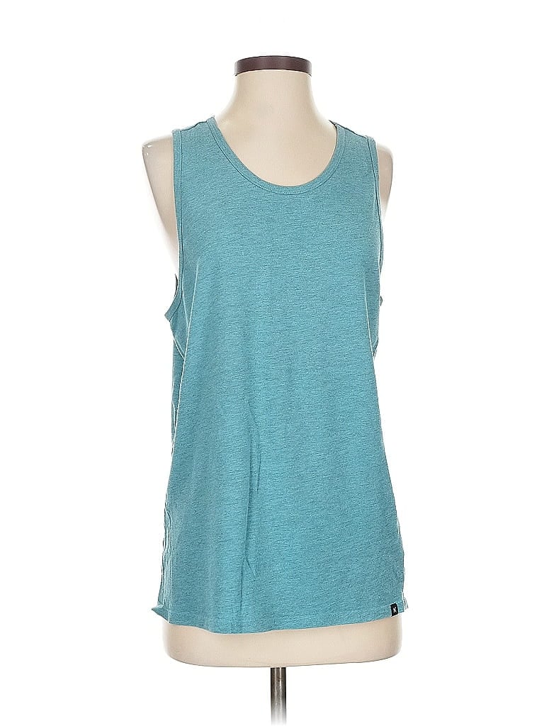 Click to view more detailed imagery on our partner's website Pre-owned Hurley Sleeveless T-shirt In Blue