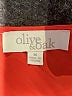 Olive and Oak 100% Polyester Orange Sleeveless Blouse Size M - photo 4