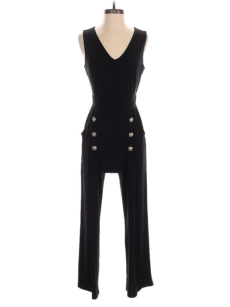Pre-owned Inc International Concepts Jumpsuit In Black