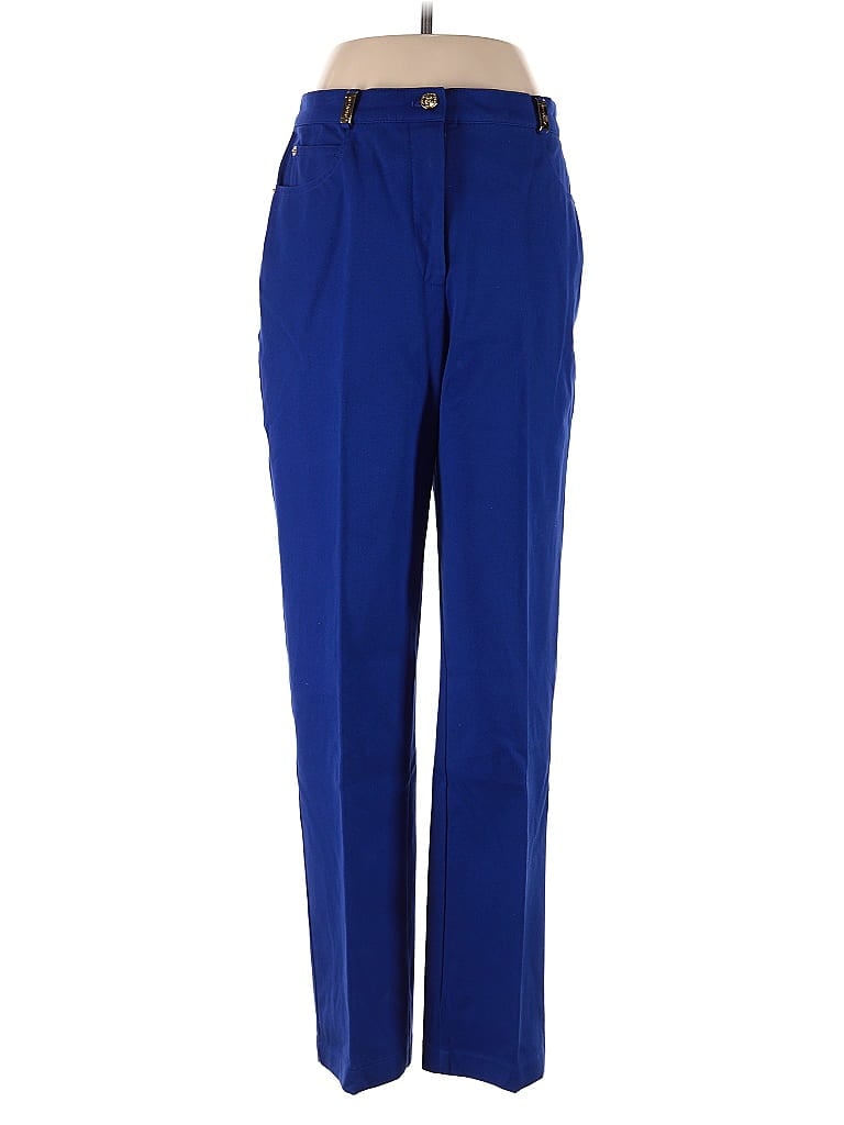 Click to view more detailed imagery on our partner's website Pre-owned St. John By Marie Gray Dress Pants In Blue