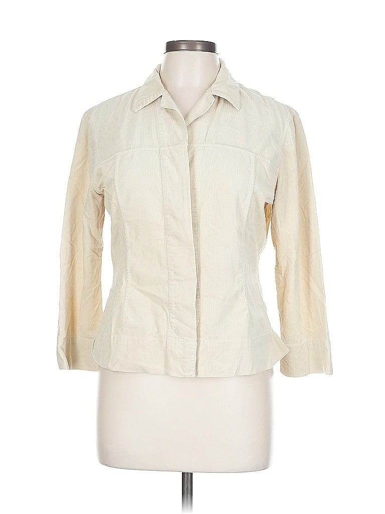 Pre-owned Max Studio Jacket In White