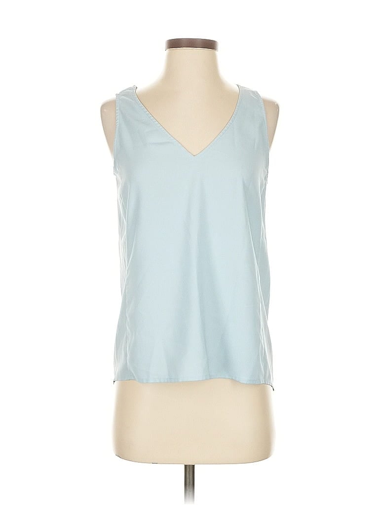 Pre-owned Nordstrom Sleeveless T-shirt In Blue