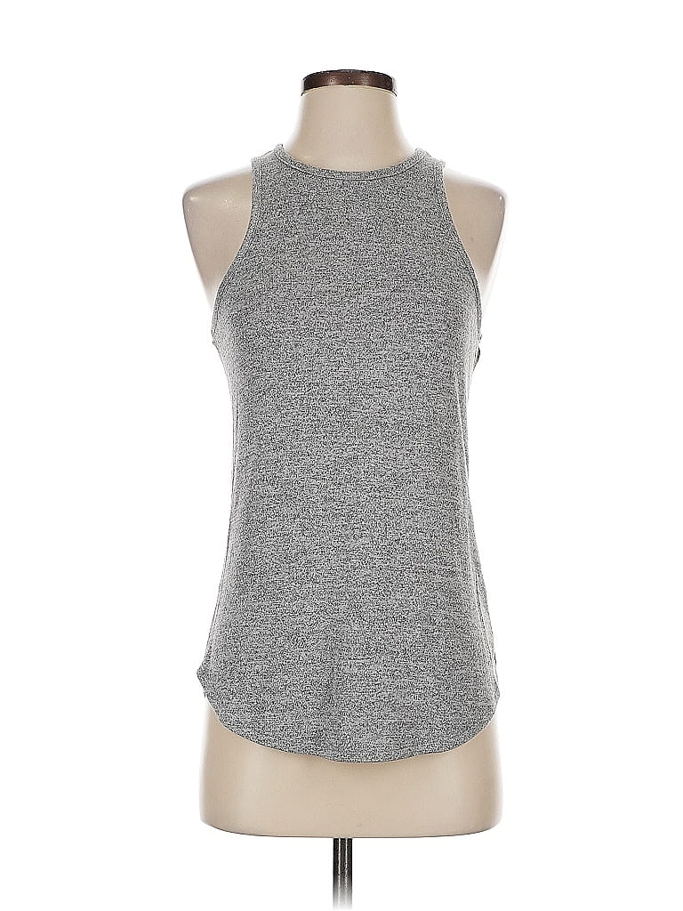 Pre-owned Banana Republic Tank Top Gray Halter Neckline Tops