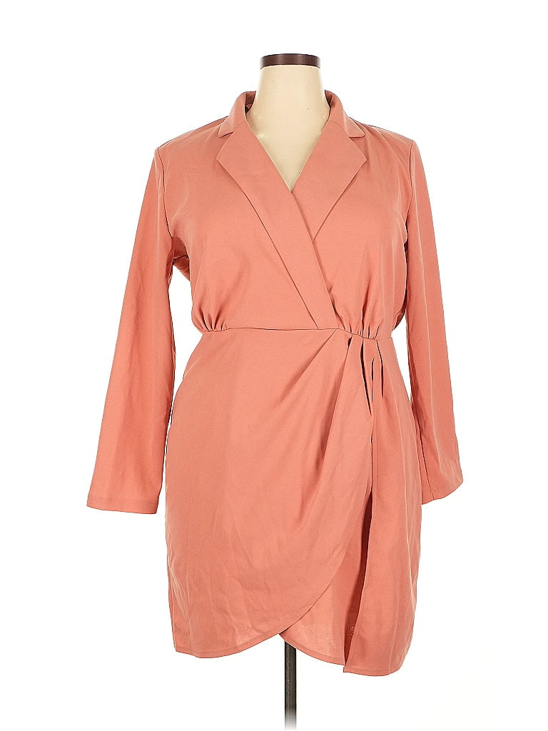 Pre-owned Exlura Casual Dress In Orange