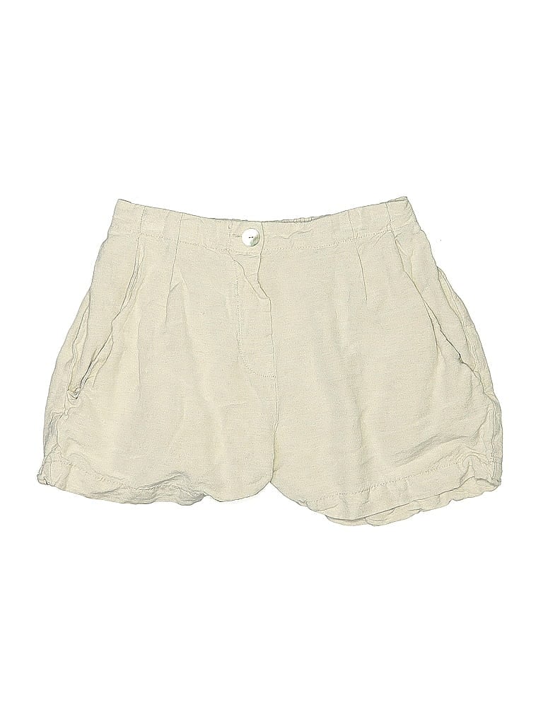 Pre-owned Oysho Khaki Shorts In White