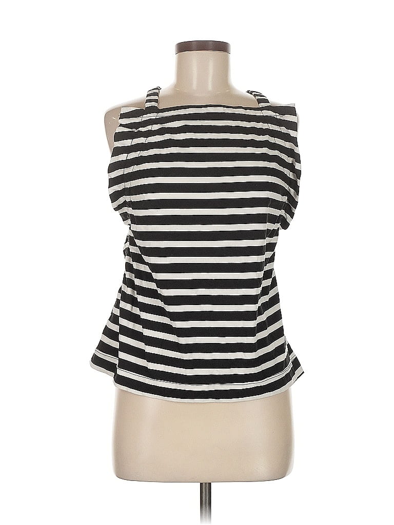 Pre-owned Free Assembly Tank Top Black Strapless Neckline Tops