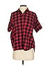 Madewell Plaid Red Short Sleeve Blouse Size XXS - photo 1