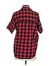 Madewell Plaid Red Short Sleeve Blouse Size XXS - photo 2