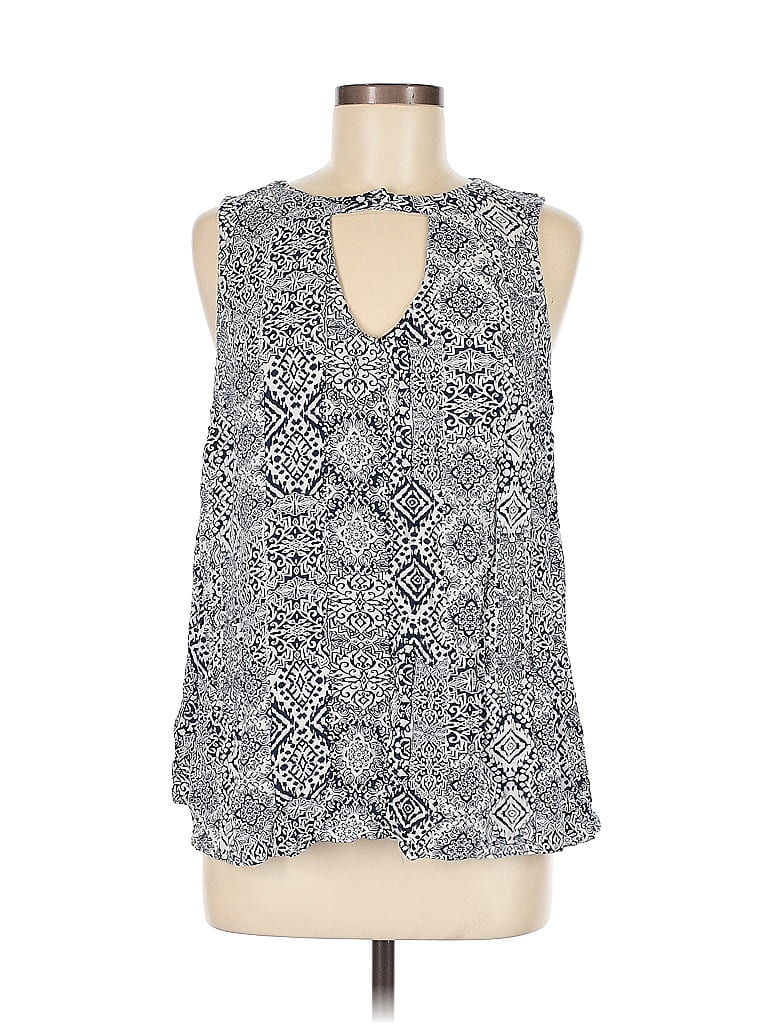 Pre-owned Torrid Sleeveless Blouse In Blue