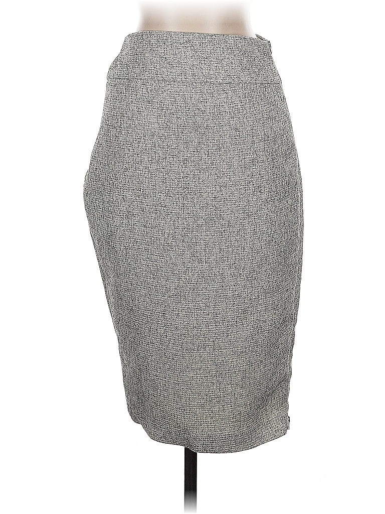 Pre-owned Express Outlet Formal Skirt In Gray