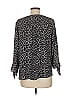 MICHAEL Michael Kors Animal Print Gray 3/4 Sleeve Blouse Size M - photo 2