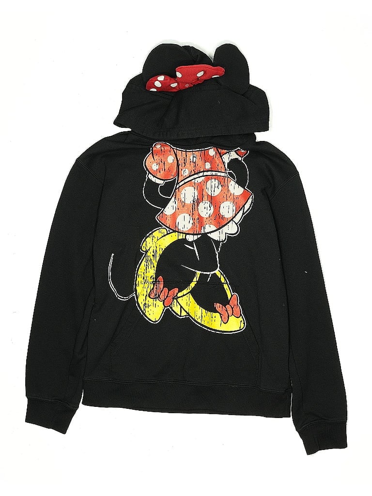 Pre-owned Disney Parks Kids' Pullover Hoodie In Black