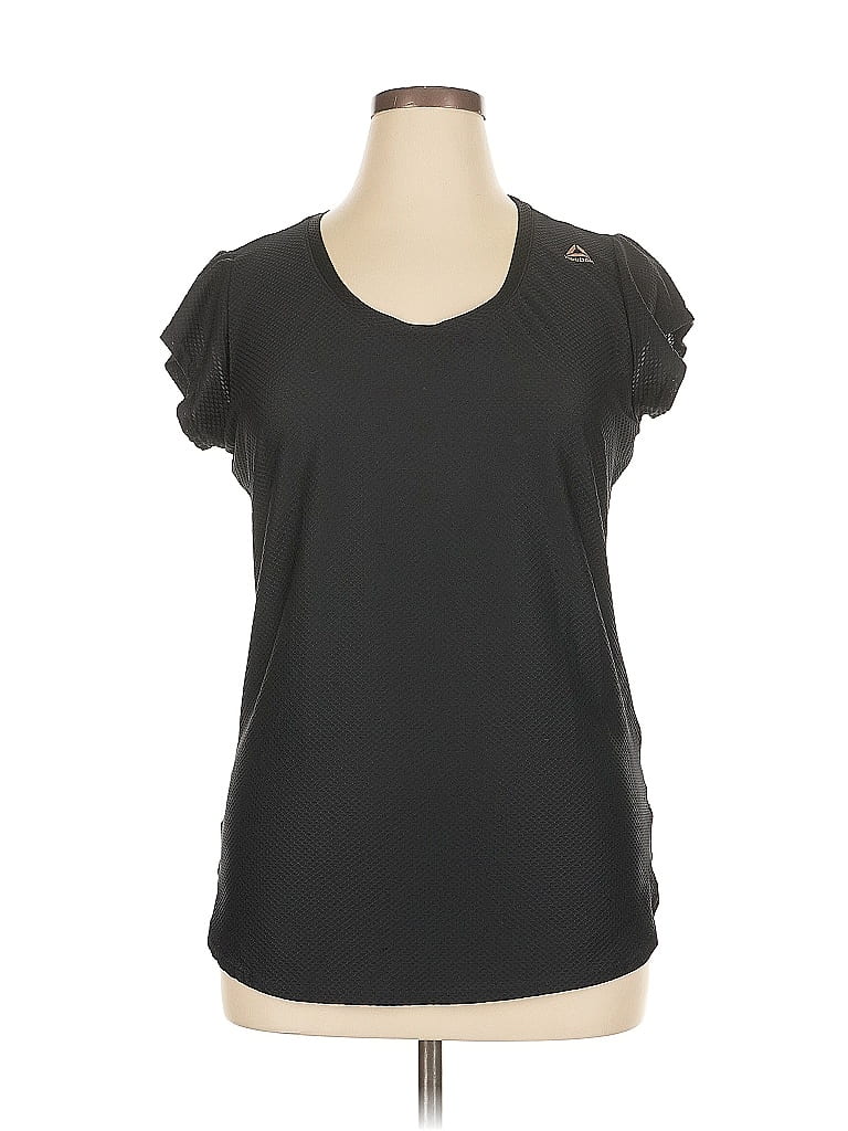 Pre-owned Reebok Active T-shirt In Black