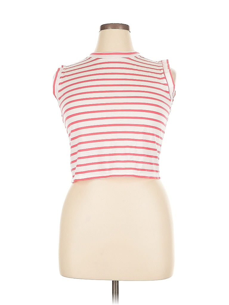 Cotton Emporium Sleeveless T-shirt In Pink