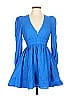 billy j 100% Polyester Blue Cocktail Dress Size 10 - photo 1