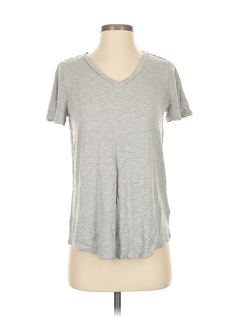 JESSICA SIMPSON Pre-owned Short Sleeve T-shirt In Silver