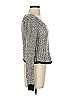 RACHEL Rachel Roy Tweed Silver Cardigan Size S - photo 4