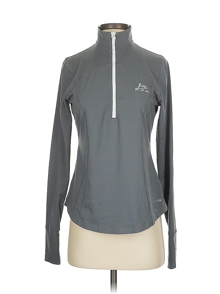 Pre-owned Annika Cutter & Buck Cardigan Sweater In Gray