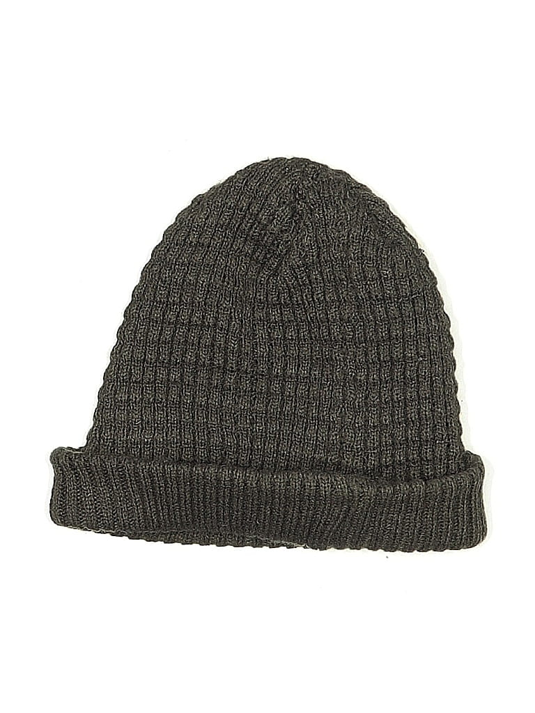 Pre-owned Melrose And Market Beanie Hat In Green