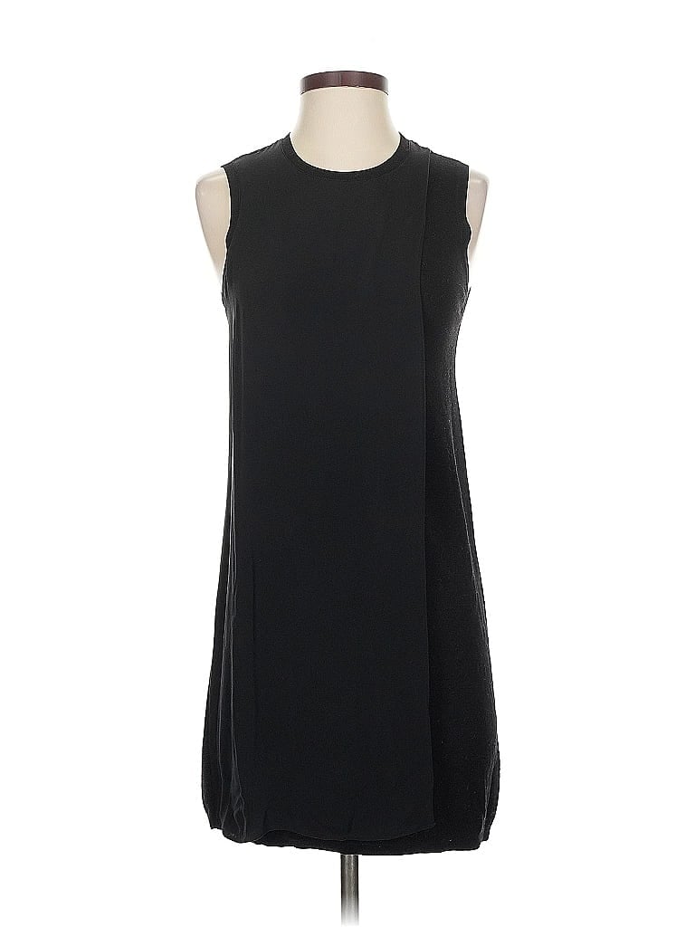 Pre-owned Theory Sleeveless Top Black Keyhole Neckline Tops