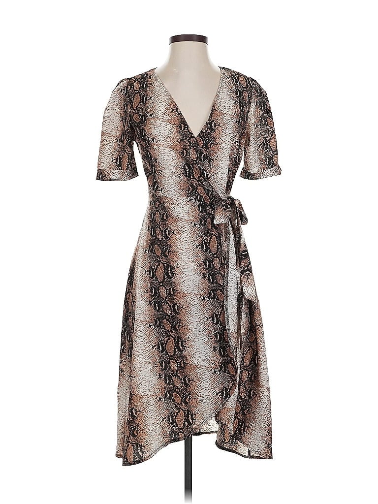 Pre-owned Fashion Nova Cocktail Dress In Brown