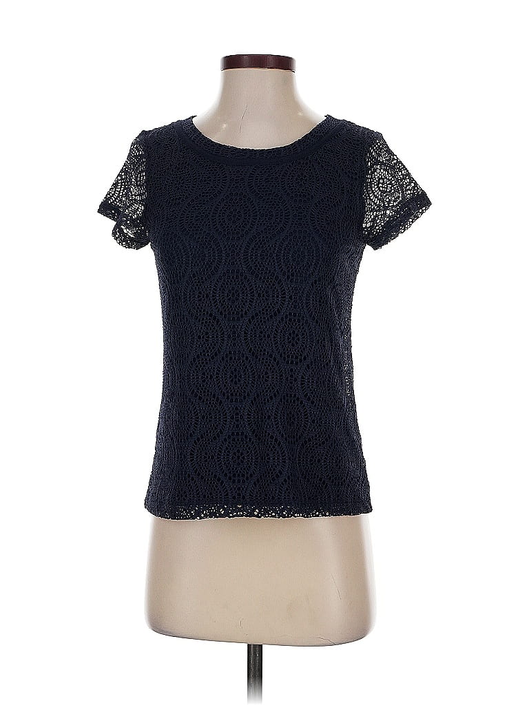 Pre-owned Banana Republic Short Sleeve T-shirt In Blue