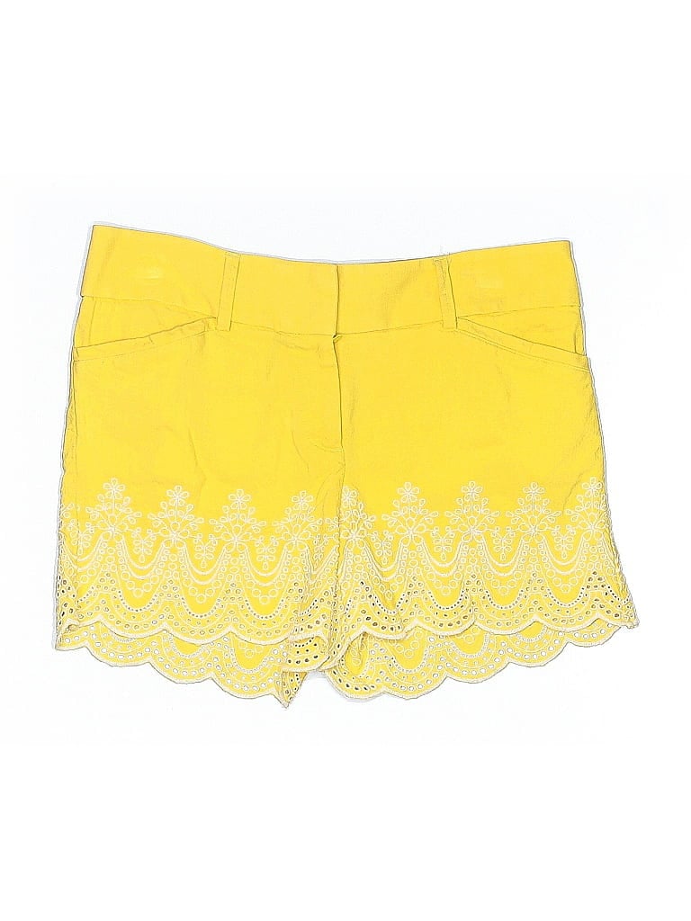 Pre-owned Ann Taylor Loft Shorts In Yellow